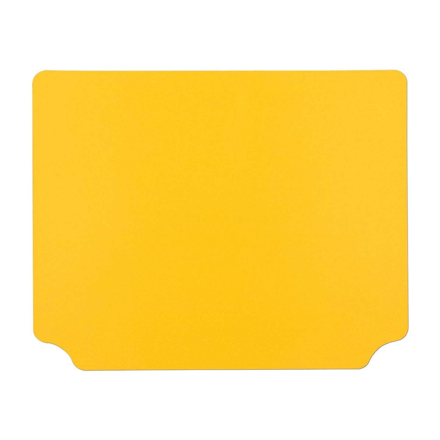 Motorcycle Lipped Nikkalite™ Yellow Reflective: 237 x 189mm