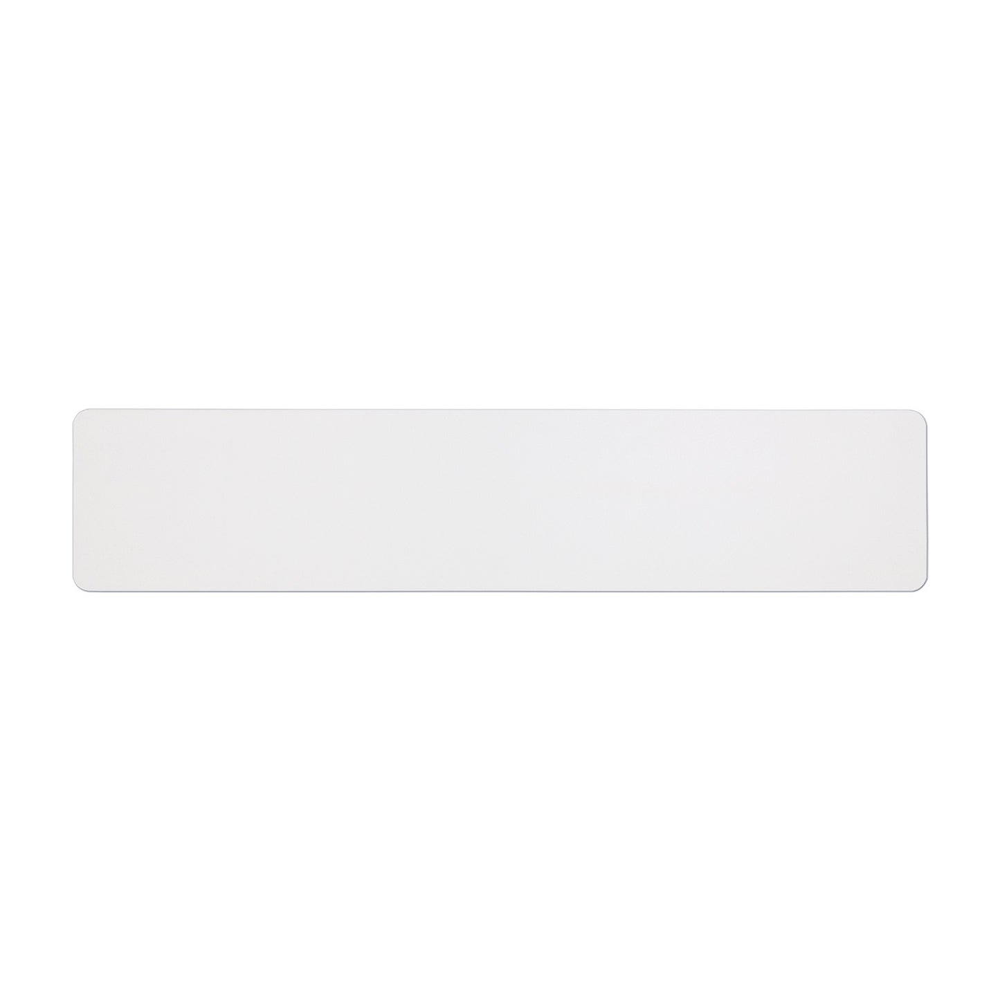 Car standard oblong Nikkalite™ white reflective: 520 x 111mm
