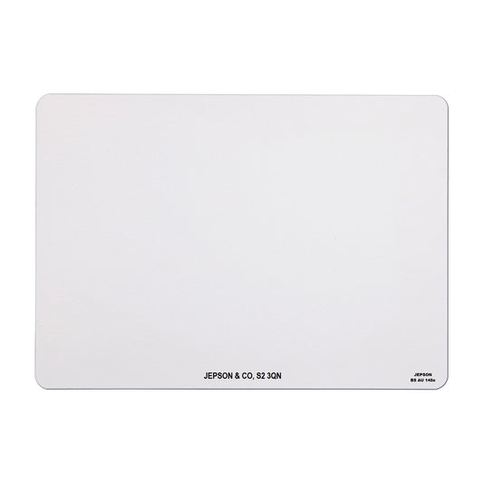 4x4 (square) Nikkalite™ white reflective: 284 x 210mm (pre-printed)