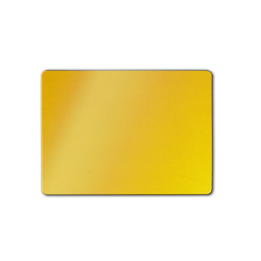 Eco-plate 4x4 square yellow ABS backing: 284 x 210mm