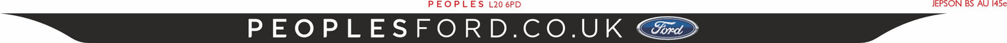 Acrylic  520 x 125 **FULL** LIPPED PRINTED