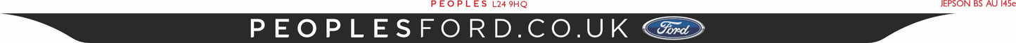 Car standard oblong Nikkalite™ white reflective: 520 x 111mm with green flash (pre-printed)