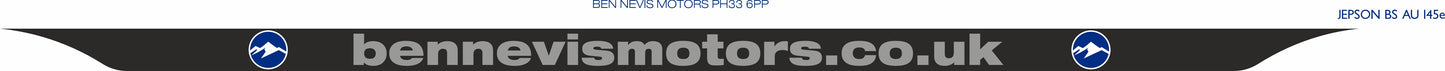 Acrylic  520 x 125 **FULL** LIPPED PRINTED