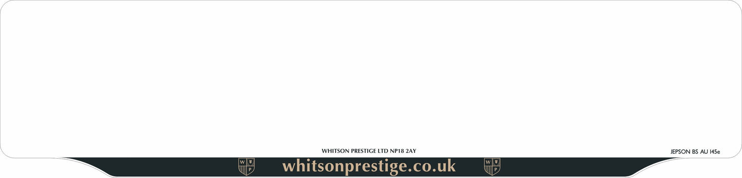 Made-Up 4x4 Square Rear Plate: 284 x 210mm