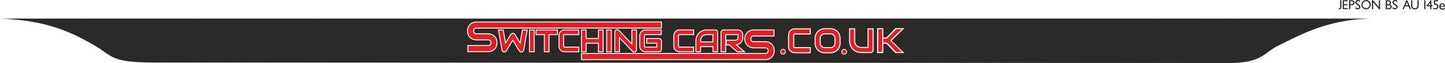 Car lipped oblong Nikkalite™ yellow reflective: 520 x 125mm (pre-printed)