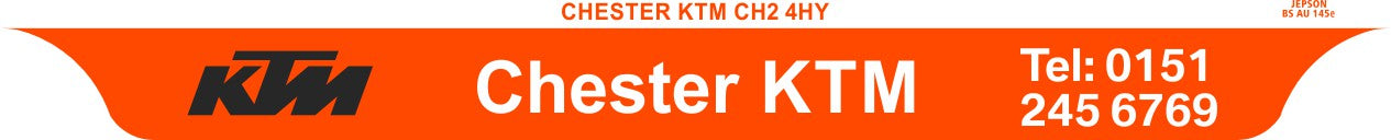 Motorcycle Lipped Acrylic to BS AU 145e: 237 x 189mm (pre-printed)