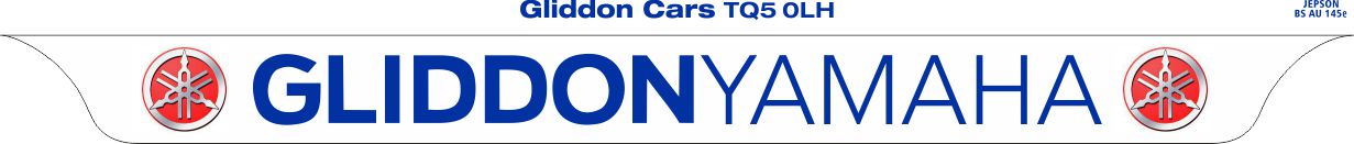 Motorcycle Lipped Acrylic to BS AU 145e: 237 x 189mm (pre-printed)