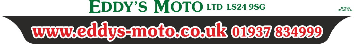 Made-up lipped motorcycle plate: 237 x 189mm