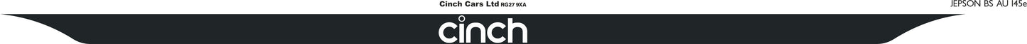 Car acrylic lipped oblong: 520 x 125mm with dry lip and green flash (pre-printed)