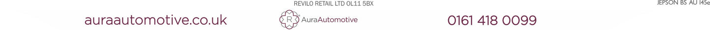 Made-up car lipped oblong rear plate: 533 x 144mm