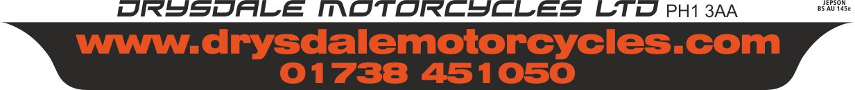 Motorcycle Lipped Acrylic to BS AU 145e: 237 x 189mm (pre-printed)