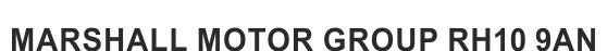 Made-up car standard oblong rear plate: 520 x 111mm with UK Identifier