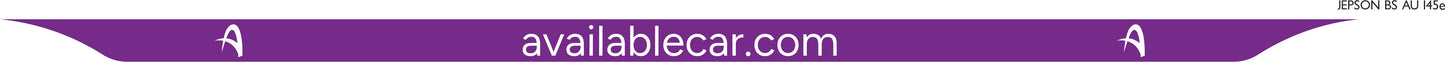 Acrylic  520 x 125 **FULL** LIPPED PRINTED