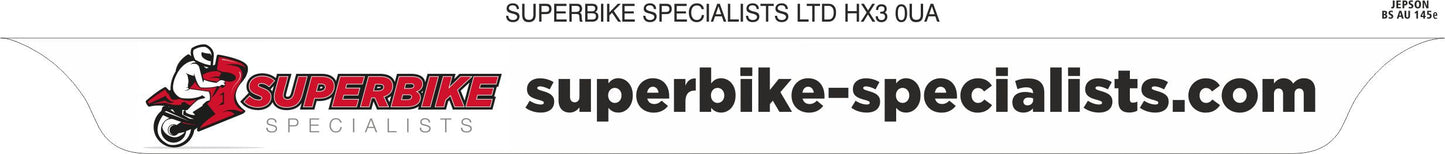 Motorcycle Lipped Acrylic to BS AU 145e: 237 x 189mm (pre-printed)