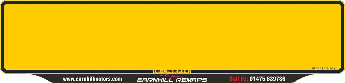Acrylic  520 x 125 **FULL** LIPPED PRINTED