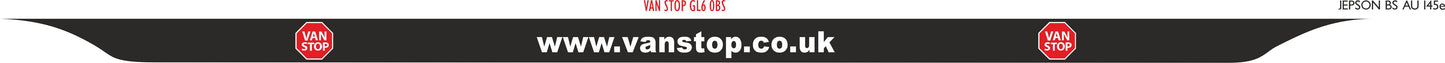 Acrylic  520 x 125 **FULL** LIPPED PRINTED