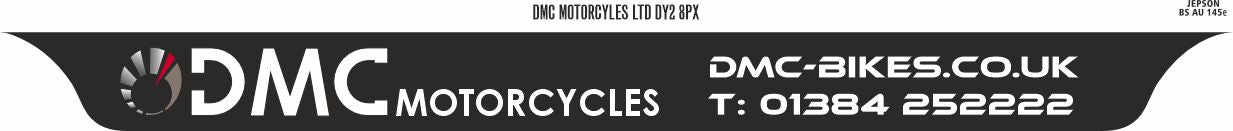 Motorcycle Lipped Acrylic to BS AU 145e: 237 x 189mm (pre-printed)