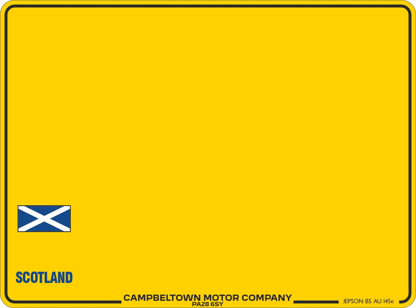4x4 (Square) Nikkalite™ Yellow Reflective: 284 x 210mm (pre-printed)