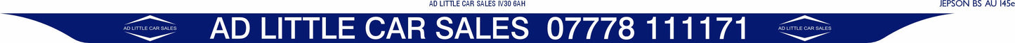 Acrylic  520 x 125 **FULL** LIPPED PRINTED