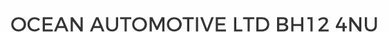 Made-up import front plate: 330 x 178mm with UK Identifier