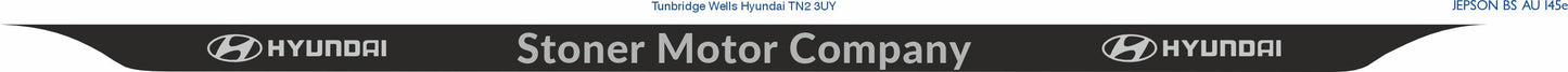Acrylic  520 x 125 **FULL** LIPPED PRINTED