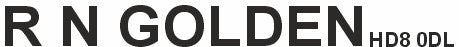 Made-up car standard oblong rear plate: 520 x 111mm with UK Identifier