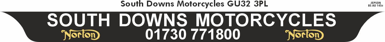 Motorcycle Lipped Acrylic to BS AU 145e: 237 x 189mm (pre-printed)