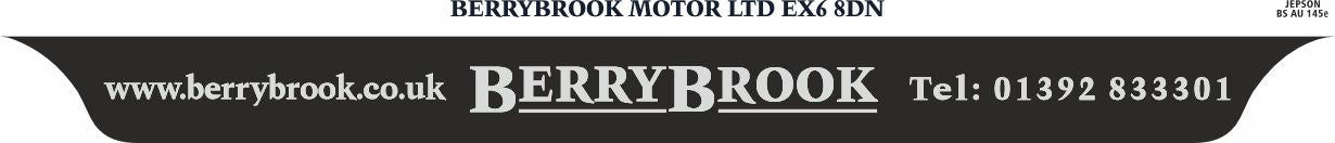 Motorcycle Lipped Acrylic to BS AU 145e: 237 x 189mm (pre-printed)