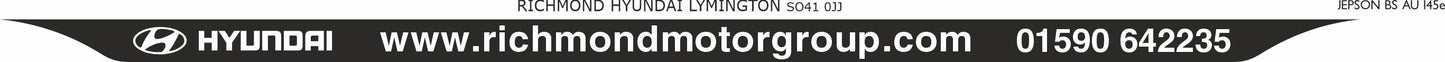 Car acrylic full wet lipped oblong: 520 x 125mm with UK Identifier (pre-printed)