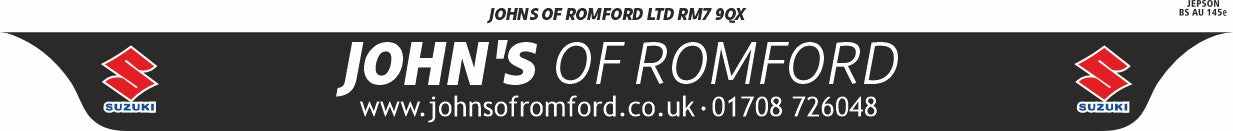 Motorcycle Lipped Acrylic to BS AU 145e: 237 x 189mm (pre-printed)