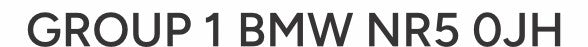 Made-up car standard oblong front plate: 520 x 111mm with UK Identifier