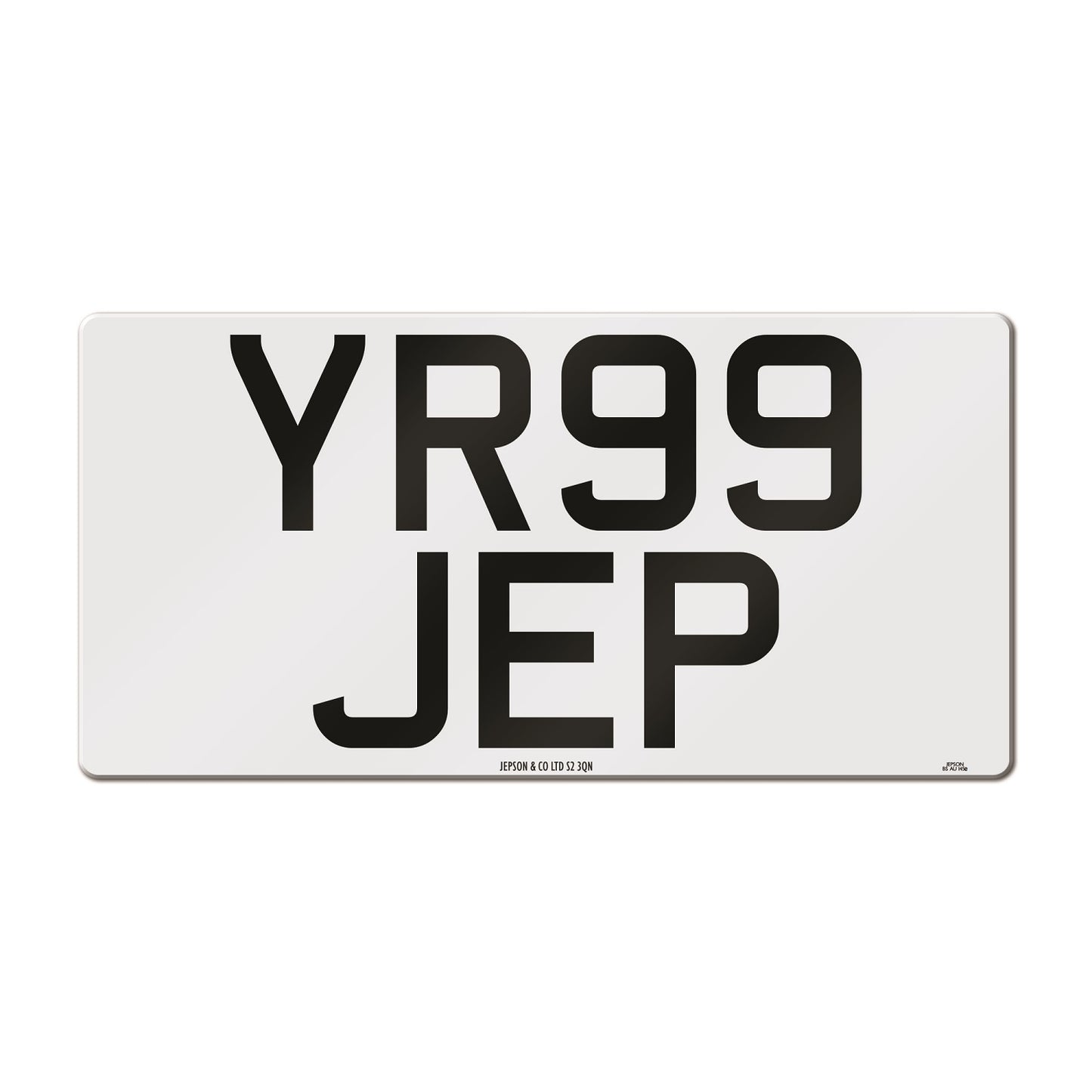 Made-up import front plate: 330 x 178mm