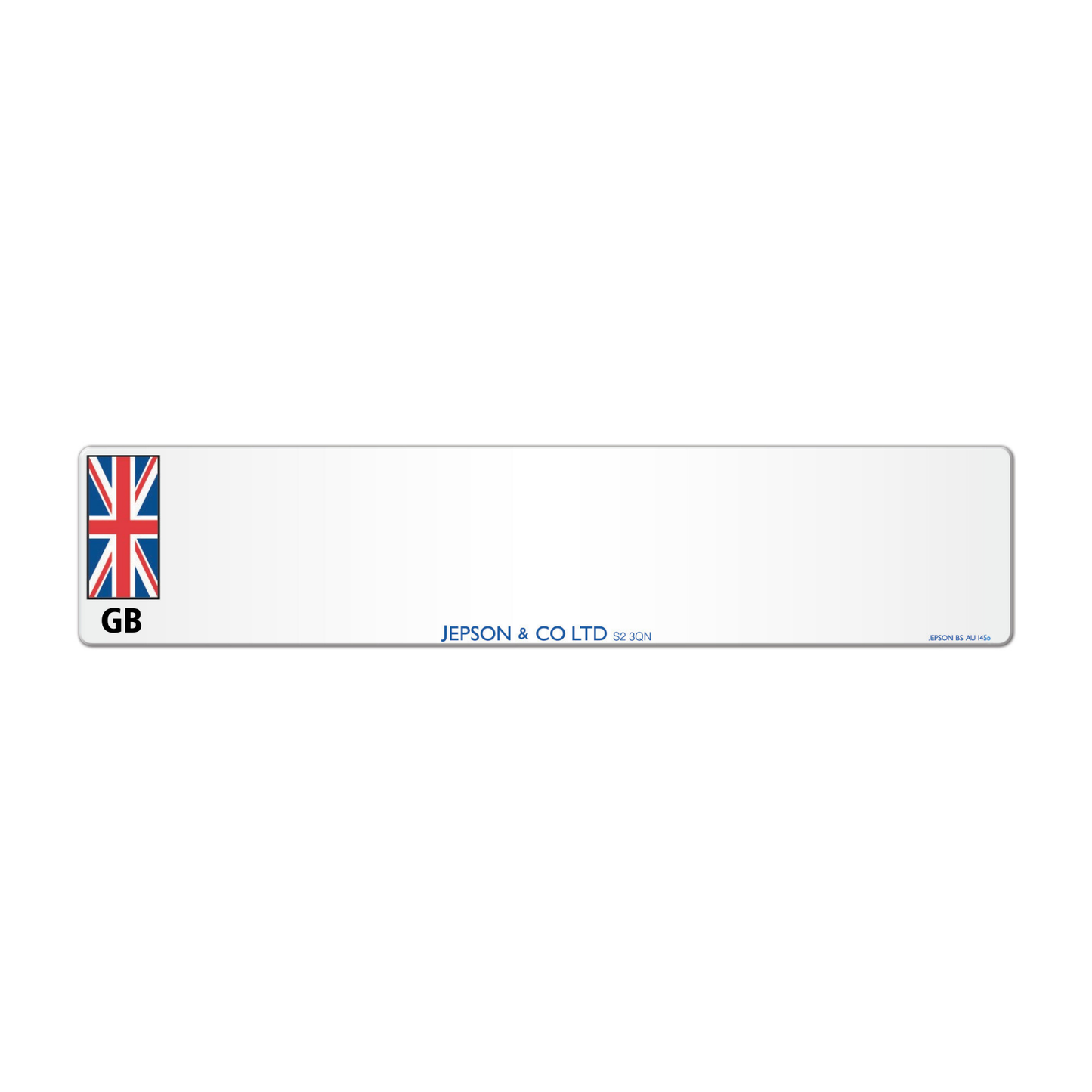 Acrylic  520 x 111 *Union Flag* PRINTED