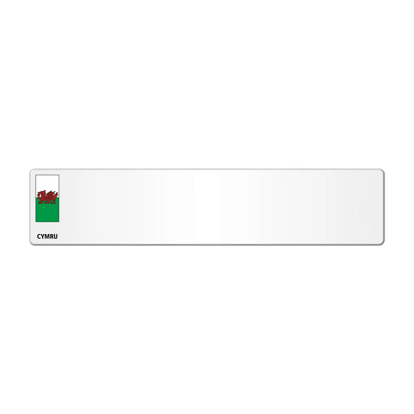 Acrylic  520 x 111 *Wales Flag*