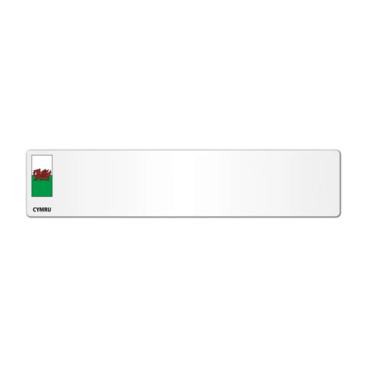 Acrylic  520 x 111 *Wales Flag*