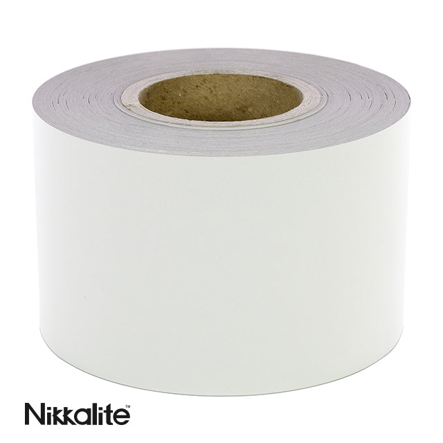 1 x 100 metre White Standard Oblong Euro Nikkalite™ Reflective Roll