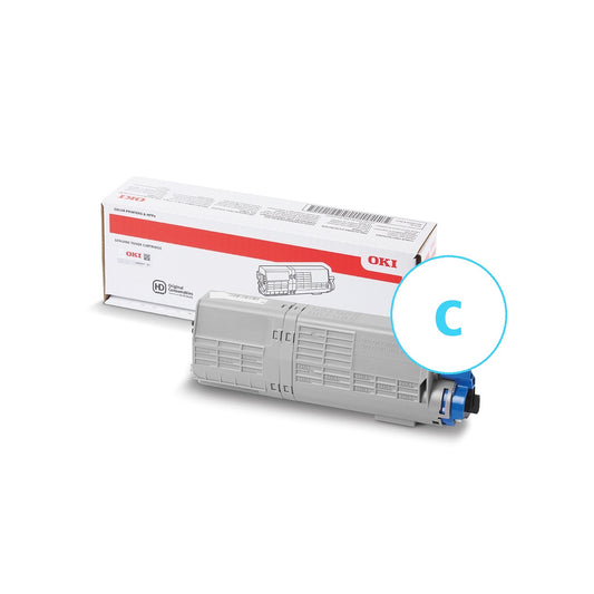 Cyan printer toner for OKI C532 laser printers (1.5k)