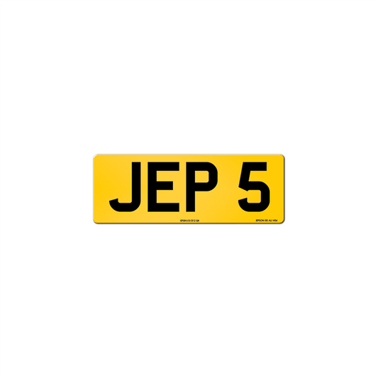 Made-up car 'short' 4 digit oblong rear plate: 280 x 111mm