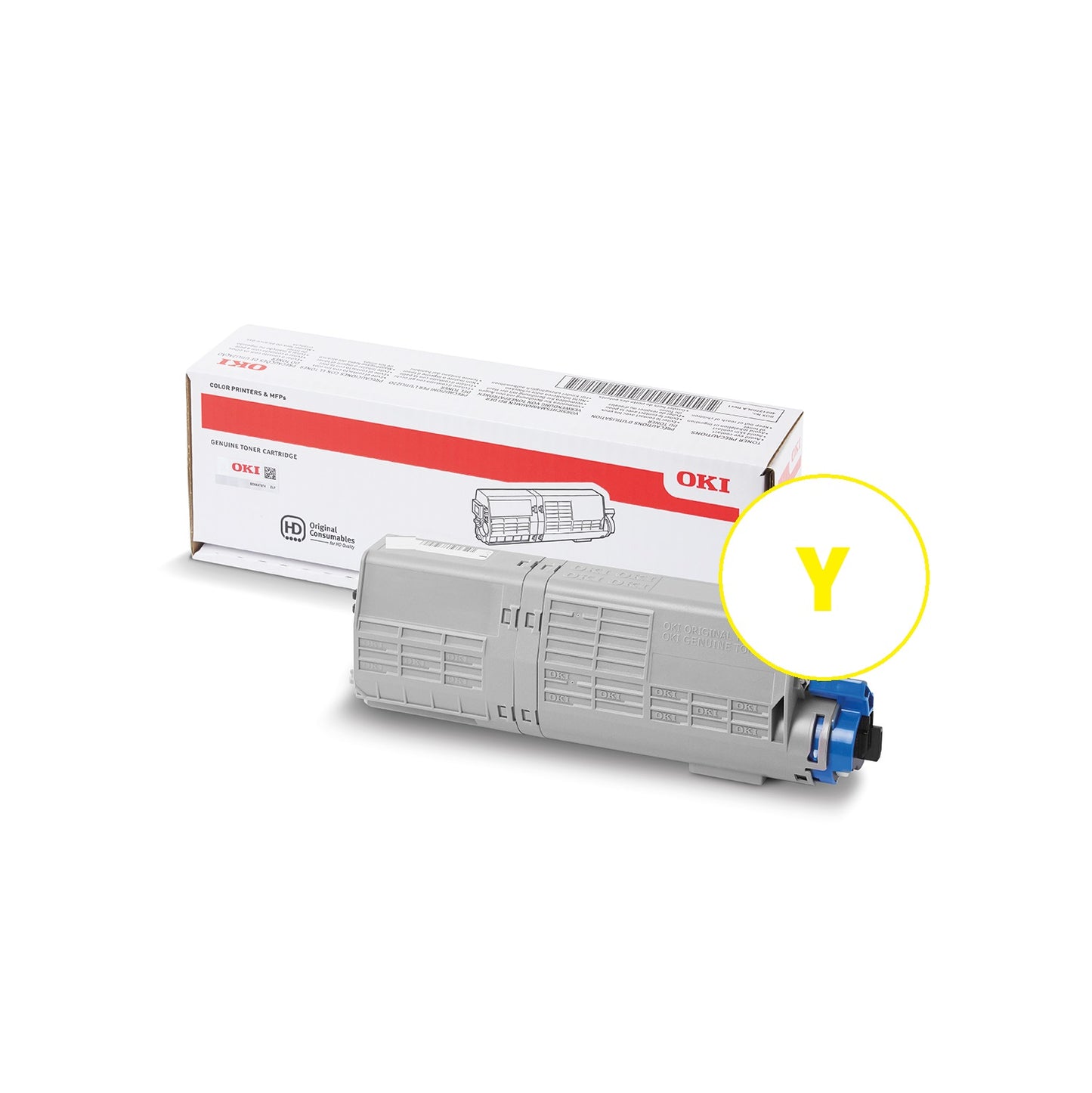Yellow printer toner for OKI C532 laser printers (1.5k)