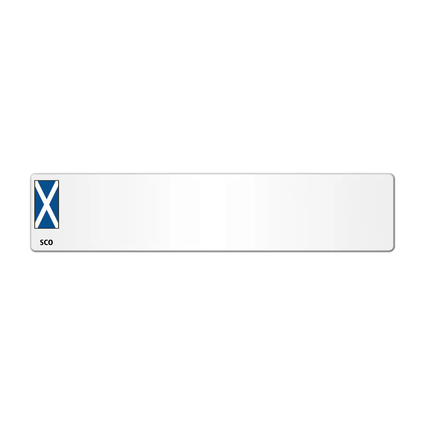 Acrylic  520 x 111 *Scotland Flag*