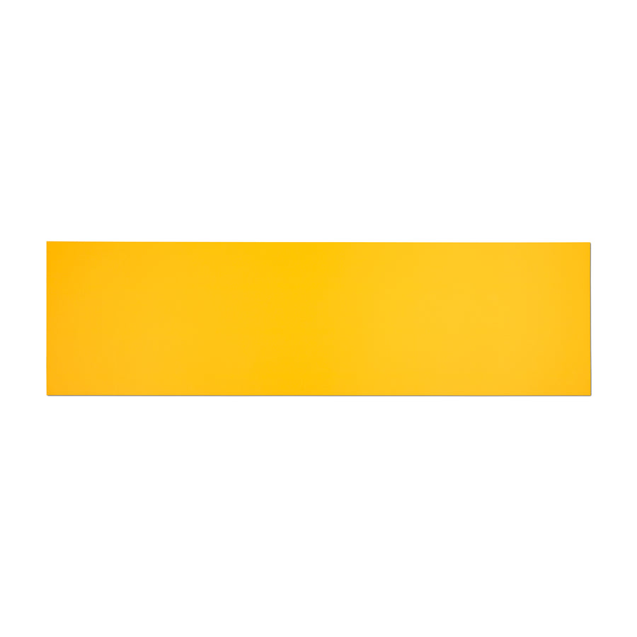 Oversize 628 x 178mm Nikkalite™ Yellow Reflective (For Shaped Plates)