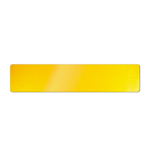 Eco-plate car standard oblong yellow ABS backing: 520 x 111mm