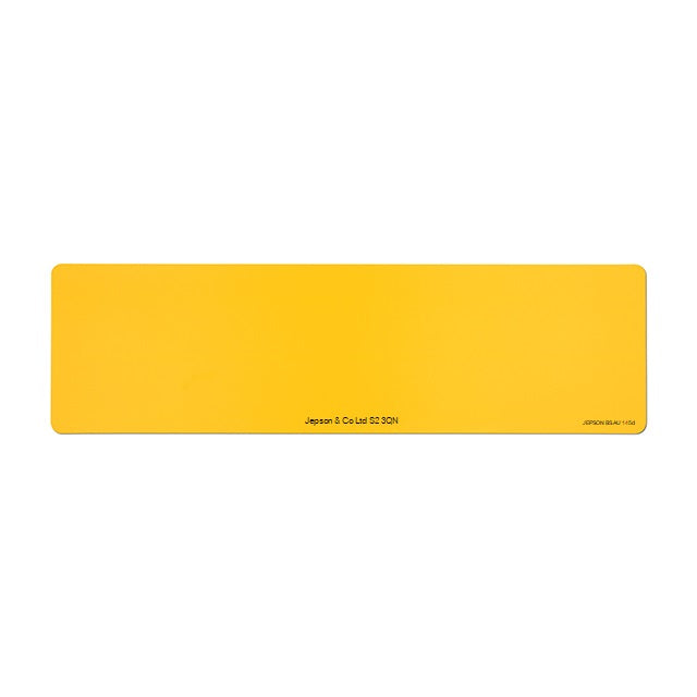 Oversize car Nikkalite™ yellow reflective: 520 x 152mm (pre-printed)