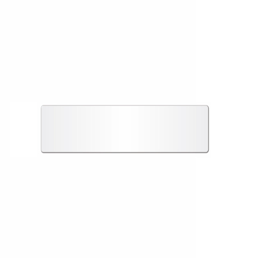 Car Acrylic 'Short' Oblong: 406 x 111mm (No British Standard Mark)