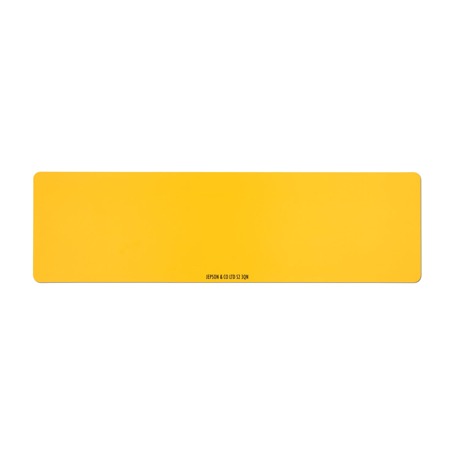 Oversize car Nikkalite™ yellow reflective: 533 x 152mm (pre-printed)