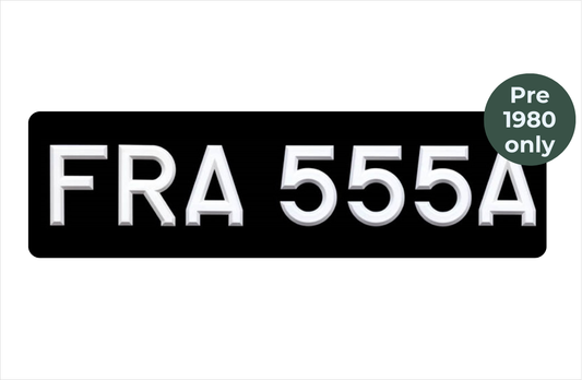 Oversize 21 x 6" with 3 1/2" white peak digits