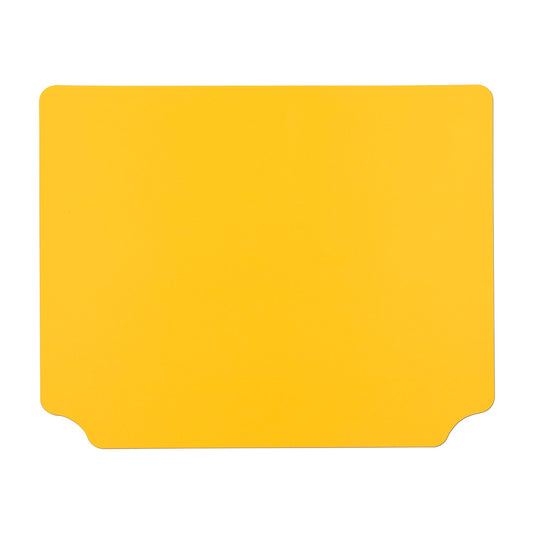 Motorcycle Lipped Nikkalite™ Yellow Reflective: 237 x 189mm