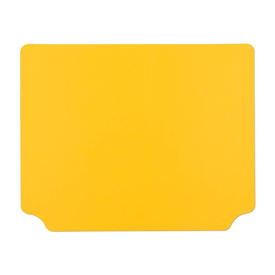 Motorcycle Lipped Nikkalite™ Yellow Reflective: 237 x 189mm