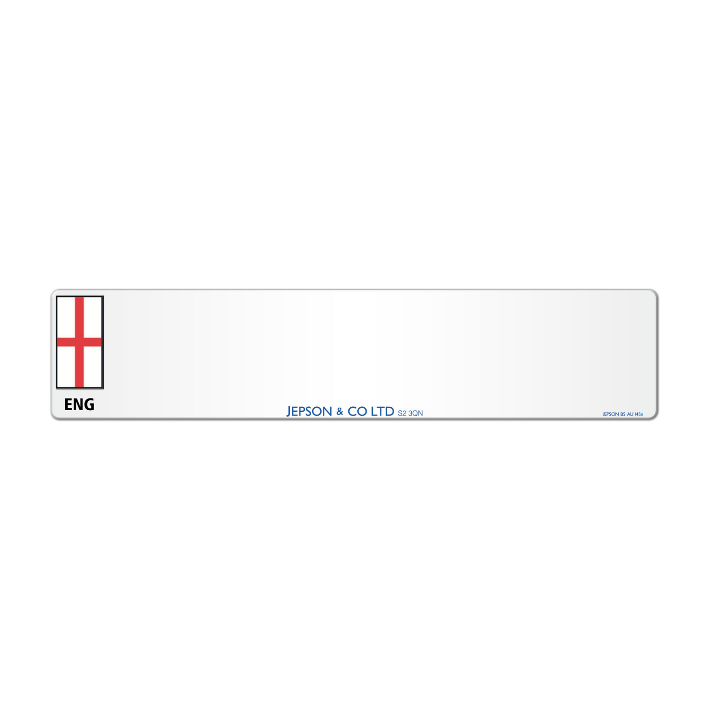 Acrylic  520 x 111  *England Flag* PRINTED