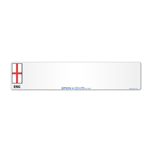Acrylic  520 x 111  *England Flag* PRINTED